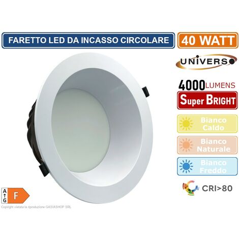 Faretti LED per soffitto Design Krakau - 4 x 4,5 Watt - 350 Lumen per  faretto - Bianco caldo [Classe energetica A], Prezzi e Offerte