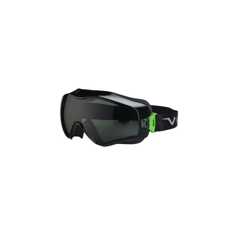 

Univet 6 X 3.00.00.05 "6 X 3" Gafas De Seguridad Con G15 Cristal, Color Gris Oscuro/Verde