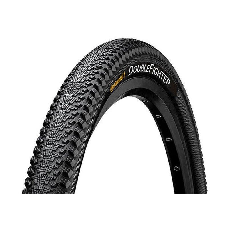 UNKNOWN Continental DoubleFighter III Bicycle Tire Unisex-Adult, Black, 24, 24 x 2.0 (0101251)