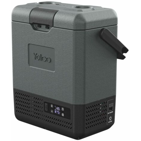 UNKNOWN Yolco ET8, Réfrigérateur portable à compresseur, Black (ET8 CARBON)