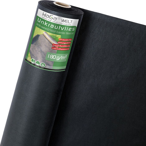 UNKRAUTVLIES 180g/m² 1m x 100m Gartenvlies Kiesunterlage Mulchvlies
