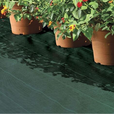 Unkrautvlies Extra Stark Grün 1x100 m Unkrautvlies 105g/m2 - Optimales Gartenvlies, Hochbeet Folie, Unkrautfolie, Sandkastenvlie