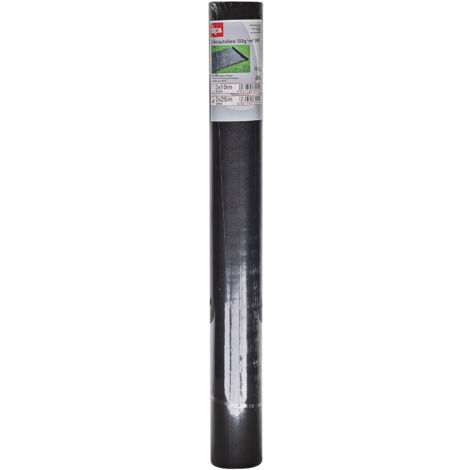 Unkrautvlies Garten Mulchfolie Bodengewebe 2x25 m 50 g-m² wasser-luftdurchlässig