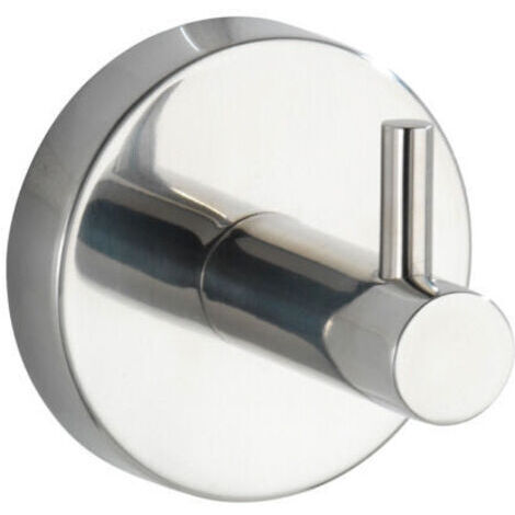 Uno Bosio Shine Wandhandtuchhaken, Wandgarderobenhaken, Edelstahl, Ø 5,5 x 5,5 cm, poliert