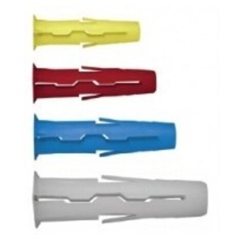 Uno : Chevilles Tout Terrain Réf  R-c2-unoreddésignation Bidon De 1000 Chevilles ø 6 X 28 Mmpour Vis ø 3,5 / 5 Mm