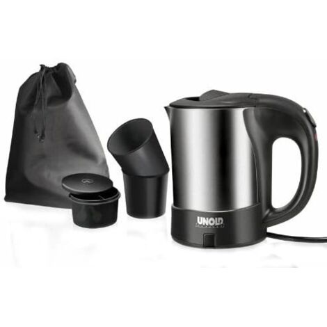Unold 18575 Bollitore, 1000 W, 0,5 litri, Grigio e nero
