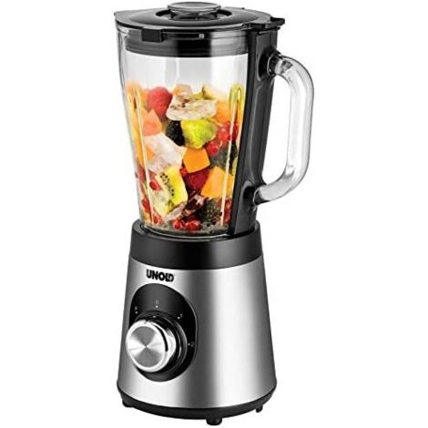 Unold 78625 licuadora 1,5 L Batidora de vaso 500 W Negro, Acero inoxidable