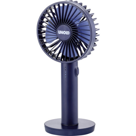 Unold Akku-Handventilator Breezy II blau Windmaschine