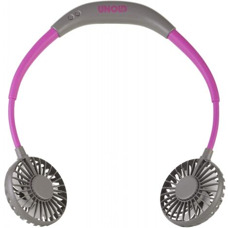 Unold Breezy, Ventilator ,violett/grau, Nackenventilator