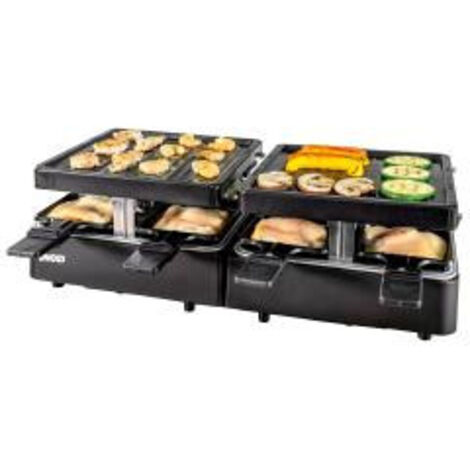 Unold Raclette Estensibile 8 Persone Nero Modello 48755 per Cucine Moderne
