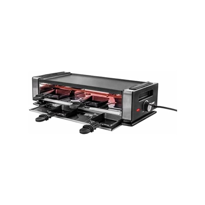 Unold - Finesse Basic parrilla de interior 8 personas(s) 1200 w Negro, Acero inoxidable