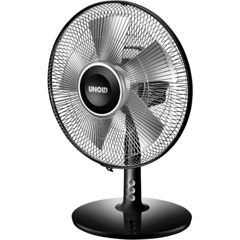 Unold Tischventilator Silverline 25cm 86817 sw