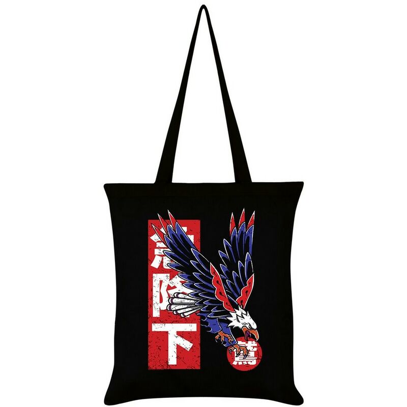 Unorthodox Collective - Eagle Tattoo Tote Bag (One Size) (Black/Red/Blue) - Black/Red/Blue