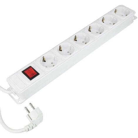 UNOversal PLUS bloc multiprise 6 prises interrupteur