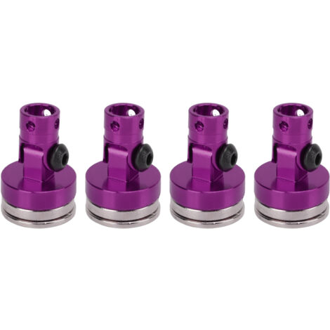 unsichtbare Magnethalterungen für RC-Karosserien, 1/8 und 1/10 ferngesteuerte Fahrzeuge, Lila