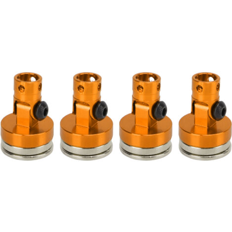 unsichtbare magnetische Karosseriehalterungen für ferngesteuerte Fahrzeuge im Maßstab 1:8 und 1:10 – Orange