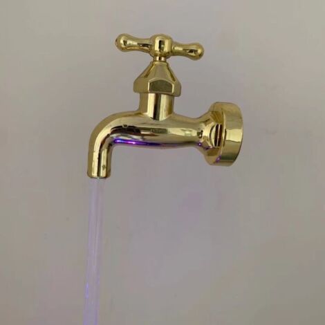 Unsichtbarer, fließender Auslauf, schwimmender Wasserhahn-Brunnen für Gießkanne und Garten zu Hause