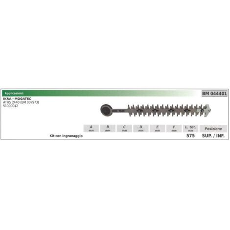 Unter-/Obermessersatz IKRA Heckenschere ATHS 2440 044401
