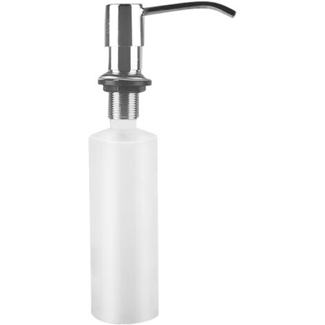 Unterbau-Flüssigkeitsspender für Küche und Bad – Manuell, 300 ml Fassungsvermögen, Chrom & PP, einfache Installation