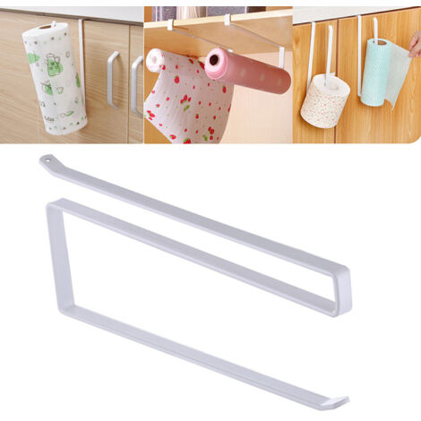 Unterbau-Papierrollenhalter – Papierhandtuchhalter – Handtuchstange – Aufhängevorrichtung aus Eisen – Schraubenlose Montage – 1 Stück