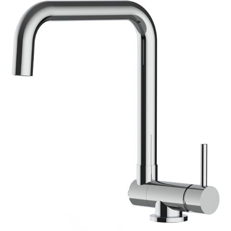 Unterfenster Wasserhahn Vorfenster Umklappbar 4,5 CM Verchromt Kuechenarmatur mit 360 schwenkbarem N Auslauf