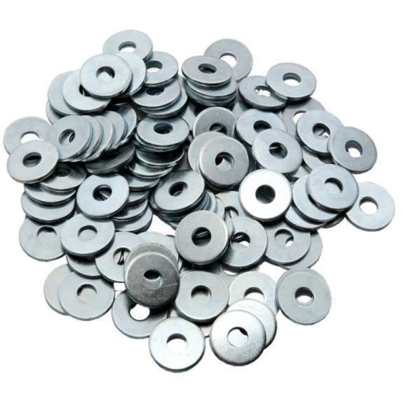 Sanundo - Unterlegscheiben Karosserieausführung verzinkt 10,5 x 25 Paket 100 Stück 6533310