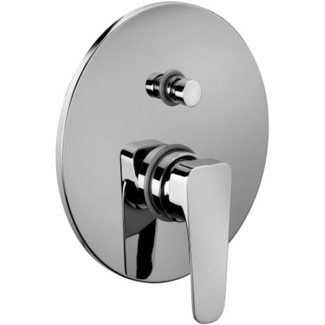 Unterputz-Brausebatterie Ø 200 mm Paffoni Sly Serie SY015CR  Verchromt - Messing