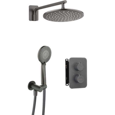 Unterputz-Duschset mit thermostatischer Box