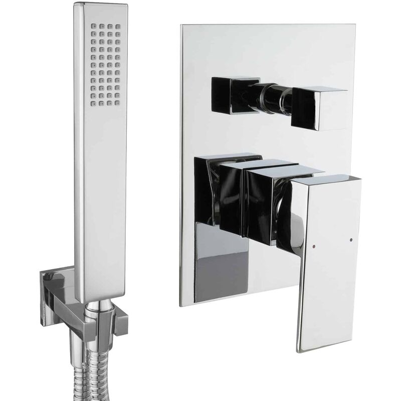Retro Duscharmatur Mit Handbrause & Regenduschkopf – Bronze, Messing, Höhenverstellbar