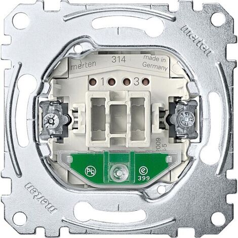 Unterputz-Taster m. Orientierungslicht Merten,Schließer,1-polig,10A, AC 250V