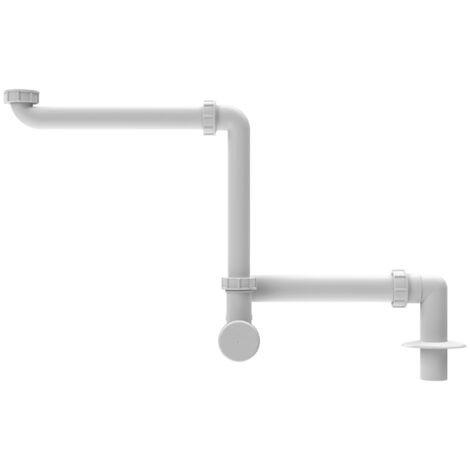 Unterputz-Waschtischsiphon DN32x5/4' mit vertikalem Abfluss