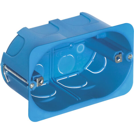 Unterputzdose Vimar 3 Module hellblau Wände V71703