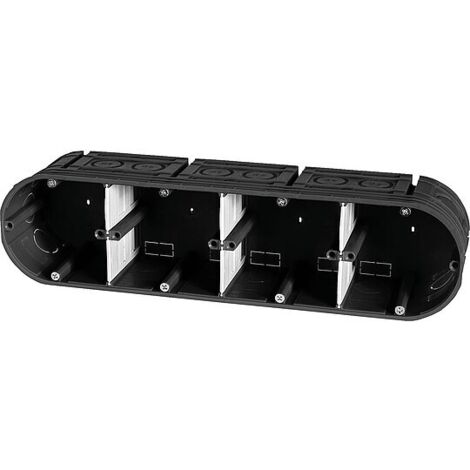 Unterputzgerätedose 4-fach, 4x Ø 60 mm - Tiefe 63 mm