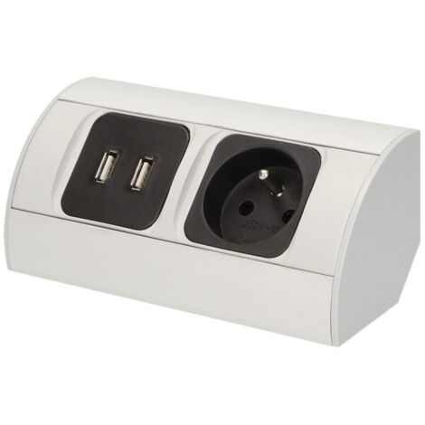 Unterschrank-Möbelsteckdose 230V + 2xUSB - OR-AE-1310