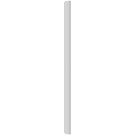 Unterschrank Passleiste Weiß Küche STILO / LARA / EKO / DAVE / OMEGA Küchenzeile Küchenblock Einbauküche - Breite 5,50 cm x Höhe 81,50 cm x Tiefe 1,60 cm.