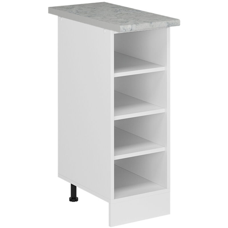 Vicco - Küchenregal R-line, Weiß, 30 Cm , Ap Marmor