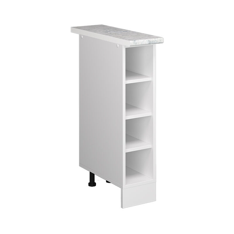 Küchenregal R-line, Weiß, 20 Cm , Ap Marmor Vicco