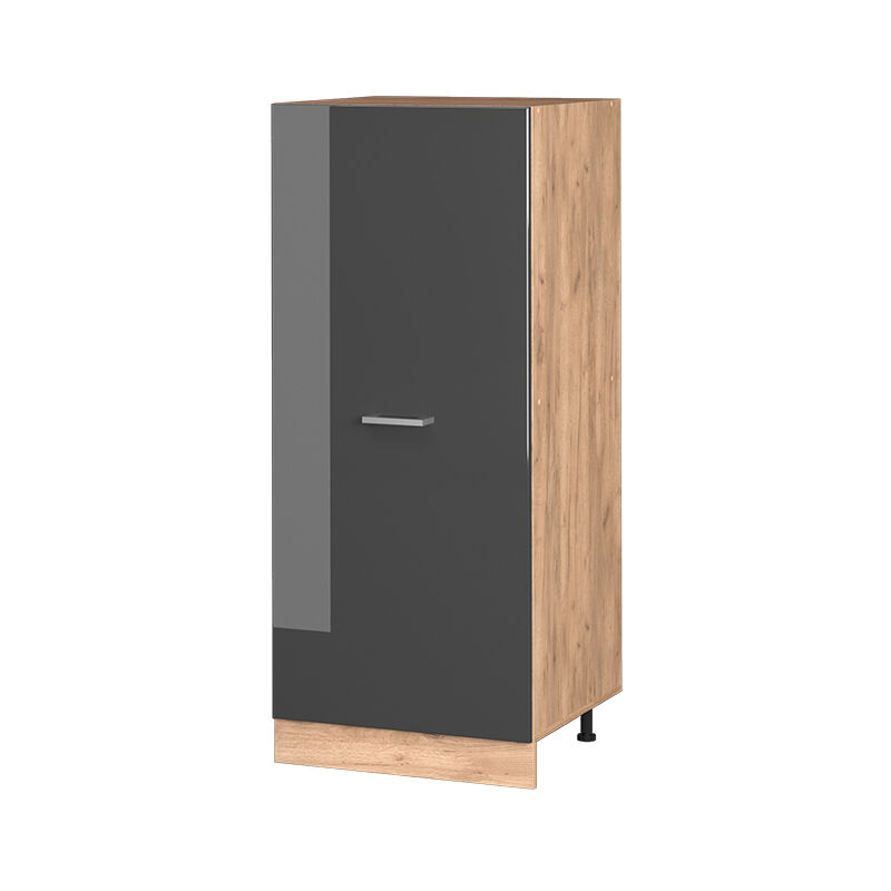 Vicco - Hochschrank R-line, Anthrazit Hochglanz, 60 Cm