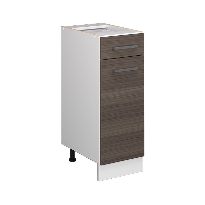 Vicco - Unterschrank R-line, Grau, 30 Cm Mit Schublade, Ohne Arbeitsplatte