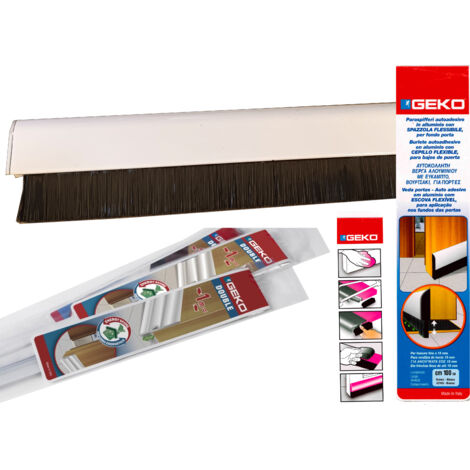 Untertürkleber GEKO Aluminiumprofilbürste 1mx42mm weiß