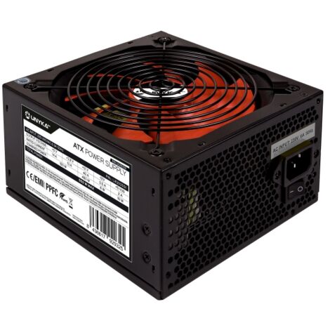 UNYKAch Alimentatore de ATX 550W Gaming, con ventola de 140 mm Silenziosa e Correttore de Power (PPFC)