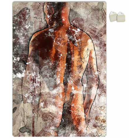 UOMO ABSTRACT - POSTER in PVC da 3mm - Misura: 70x100 cm