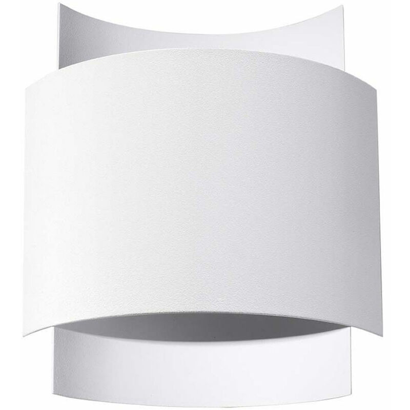Image of Etc-shop - Up Down lampada da parete per interni lampada da parete per scale bianca, in acciaio colore bianco, illuminazione indiretta, 1x G9, LxPxH