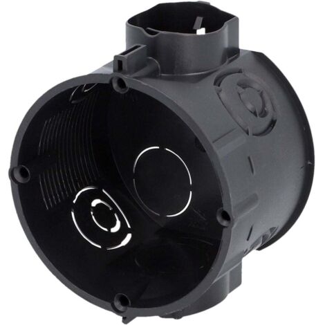 UP-Schalterdose 45mm, schwarz, 20 Stück Schalterdosen & Abzweigdosen