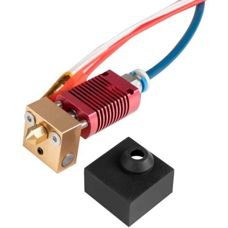 AOUGO Upgrade des 24V 40W MK8 Hot End Kit mit Premium Capricorn Tube für Ender 3/Ender 3 Pro 3D-Drucker