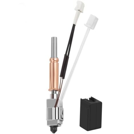 Upgrade für Kobra 3 Keramik-Hotend: Schnelle Temperatur- und Geschwindigkeitssteigerung, verchromte Messing-Heatbreak-Heizblockstruktur, integriert, kompatibel mit dem ANYCUBIC Kobra 3/3 Combo 3D-Druc