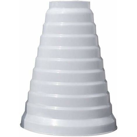 Upgraded thicker universal reducer for ventilation systems 80/200mm diameter round PVC pipe reducer used with air conditioning for ducts and exhaust fans (8-20cm)
