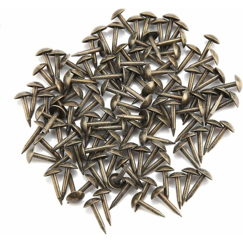Upholstery Nails Nail Vintage Furniture Decorative for Armchair Sofa Wooden Objects Hardware Furniture Accessories (6 12mm) 100Pcs
