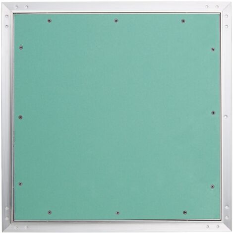 Upmann 22258 Sportello di ispezione in alluminio ECO-Flex 200 x 200 mm con inserto in cartongesso da 12,5 mm, 244 x 244 mm
