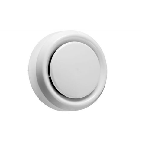 UPMANN Vanne d'extraction PVC DN 100, blanche avec bague de montage - 66020